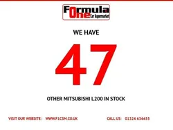 Red Used 2011 Mitsubishi L200 Warrior Pickup | £6,990 (A bit pricey)