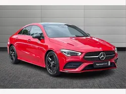 Red Used 2019 Mercedes CLA200 AMG Line Premium Plus Coupe | £20,295 (Good price)