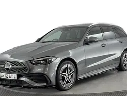 Grey Used 2022 Mercedes C300e AMG Line Premium Plus Estate | £29,420 (Fair price)