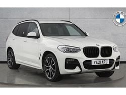 White Used 2021 BMW X3 M Sport SUV | £33,493 (Good price)