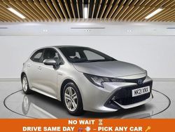 Silver Used 2021 Toyota Corolla Hatchback | £14,349 (Fair price)