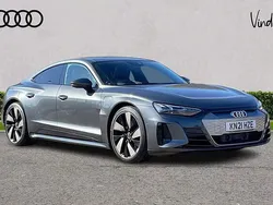 Grey Used 2021 Audi e-tron GT quattro Comfort Sedan | £47,030 (Fair price)
