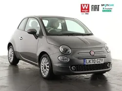 Grey Used 2020 Fiat 500 Lounge Hatchback | £9,199 (Fair price)