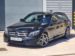 Black Used 2014 Mercedes C220 AMG line Estate | £7,995 (A bit pricey)