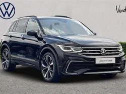 Black Used 2021 VW Tiguan R-line SUV | £26,300 (Expensive)
