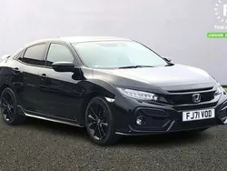 Black Used 2021 Honda Civic Sport Hatchback | £16,699 (Fair price)