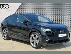 Black Used 2024 Audi Q4 Sportback e-tron Black Edition SUV | £33,290