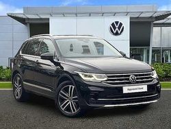 Black Used 2021 VW Tiguan Elegance SUV | £22,994 (Fair price)