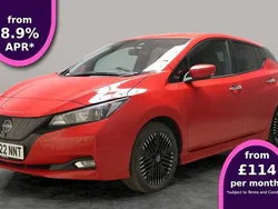 Red Used 2022 Nissan Leaf N-Connecta Hatchback | £9,652 (Fair price)