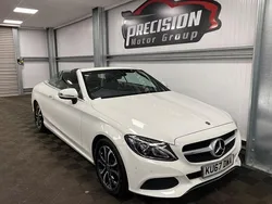 White Used 2017 Mercedes C220 Premium Plus Cabriolet | £14,495 (Good price)