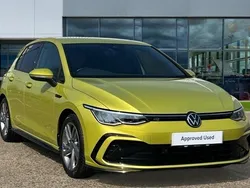 Yellow Used 2021 VW Golf VIII R-line Hatchback | £19,265 (Fair price)