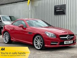 Red Used 2012 Mercedes SLK250 AMG Cabriolet | £9,490 (Fair price)