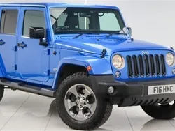 Blue Used 2016 Jeep Wrangler Overland SUV | £19,990 (Fair price)