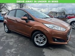 Yellow Used 2013 Ford Fiesta Zetec Hatchback | £5,250 (Fair price)