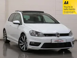 White Used 2016 VW Golf VII R-line Edition Hatchback | £10,495 (A bit pricey)