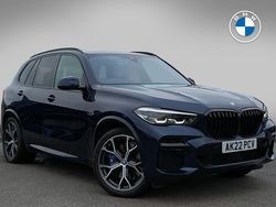 Blue Used 2022 BMW X5 M Sport SUV | £51,691 (Fair price)