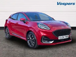 Red Used 2024 Ford Puma Gen-E ST-Line SUV | £18,990 (A bit pricey)
