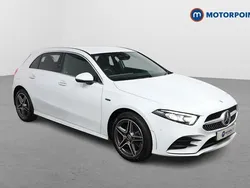 White Used 2021 Mercedes A250 AMG Line Premium Hatchback | £21,699 (Fair price)