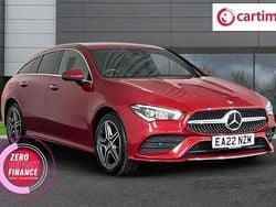Red Used 2022 Mercedes CLA250e Shooting Brake AMG line Estate | £19,010 (Good price)