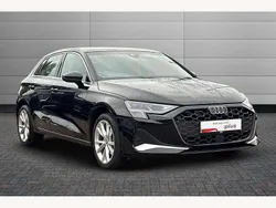 Brilliant black Used 2024 Audi A3 Sport Hatchback | £23,595 (Fair price)