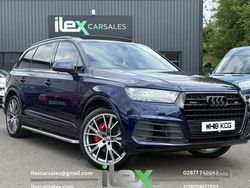 Blue Used 2018 Audi Q7 S-Line SUV | £25,499 (Fair price)