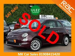 Red Used 2018 Fiat 500 Lounge Hatchback | £7,295 (Fair price)