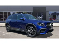 Blue Used 2022 Mercedes GLB200 AMG Line Premium Plus SUV | £28,600 (Fair price)