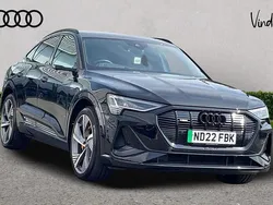 Black Used 2022 Audi e-tron Sportback Advanced SUV | £39,229