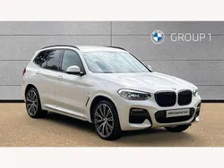 White Used 2021 BMW X3 M Sport SUV | £32,995 (Fair price)