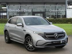 Silver Used 2020 Mercedes EQC400 AMG line SUV | £23,800 (Fair price)