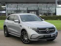 Silver Used 2020 Mercedes EQC400 AMG line SUV | £23,742 (Fair price)
