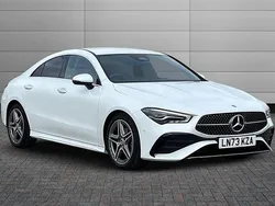 Digital white Used 2023 Mercedes CLA180 Executive Sedan | £27,250 (Fair price)