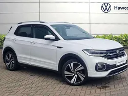 White Used 2021 VW T-Cross R-line SUV | £18,695 (Fair price)