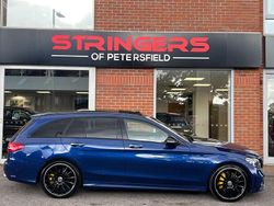 Blue Used 2021 Mercedes C200 AMG line Estate | £15,500 (Fair price)
