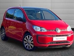 Tornado red with black roof Used 2021 VW up! Black Edition Hatchback | £10,450 (Fair price)