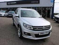 Silver Used 2015 VW Tiguan R-line SUV | £15,995 (Expensive)