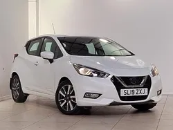 White Used 2019 Nissan Micra Acenta Hatchback | £9,298 (Fair price)