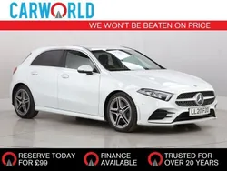 White Used 2020 Mercedes A220 AMG line Hatchback | £13,990 (Fair price)