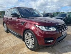 Red Used 2016 Land Rover Range Rover Sport HSE Dynamic SUV | £15,650 (Fair price)