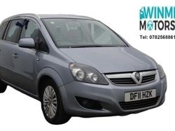 Silver Used 2011 Vauxhall Zafira Excite MPV | £1,995 (A bit pricey)