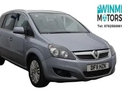 Silver Used 2011 Vauxhall Zafira Excite MPV | £1,995 (Fair price)