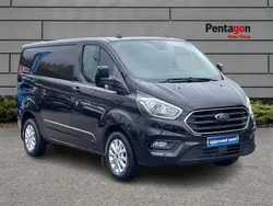 Agate black premium paint Used 2023 Ford Transit Custom Limited Van | £20,995 (Good price)