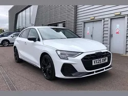 White Used 2025 Audi A3 e-tron Black Edition Hatchback | £37,850