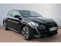 Black Used 2021 Peugeot e-208 Premium Hatchback | £13,289 (Fair price)