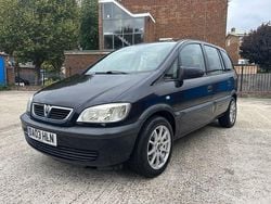 Blue Used 2003 Vauxhall Zafira Club MPV | £1,499 (Fair price)
