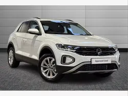 White New 2025 VW T-Roc Match SUV | £30,450 (Good price)