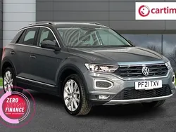 Grey Used 2021 VW T-Roc SEL SUV | £20,250 (Good price)