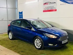 Blue Used 2015 Ford Focus Titanium Hatchback | £3,999 (Expensive)