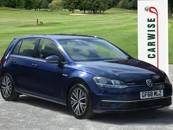 Blue Used 2018 VW Golf VII SE Hatchback | £10,500 (Good price)