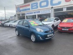 Blue Used 2015 Nissan Micra Acenta Hatchback | £7,795 (Fair price)